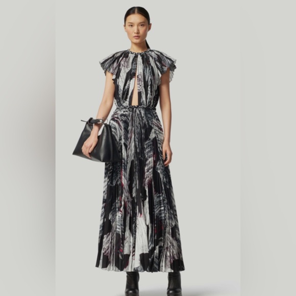 Altuzarra Dresses & Skirts - Altuzarra Caspia Abstract-pattern Print Black and White Maxi Dress